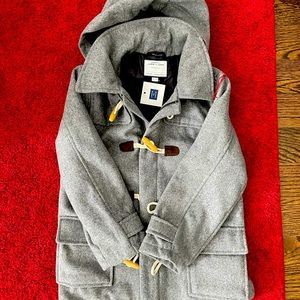 NWT Janie & Jack Boys Grey Peacoat in size 5-6